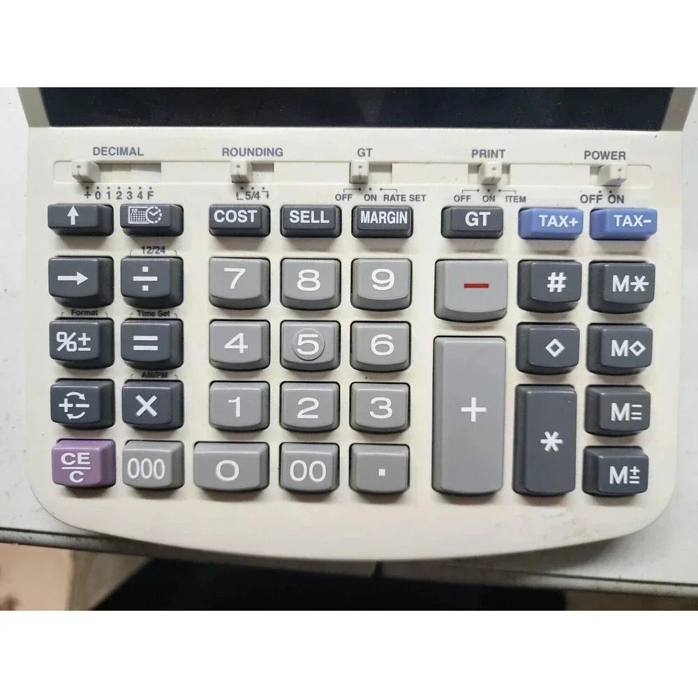 Canon P170-DH Desktop Electronic Printer 12 Digit Calculator Clock & Calendar - Picture 5 of 5